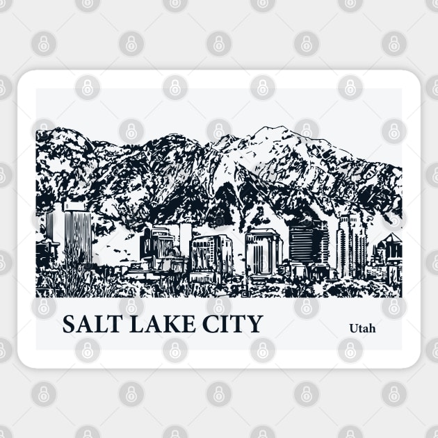 Salt Lake City - Utah Sticker by Lakeric